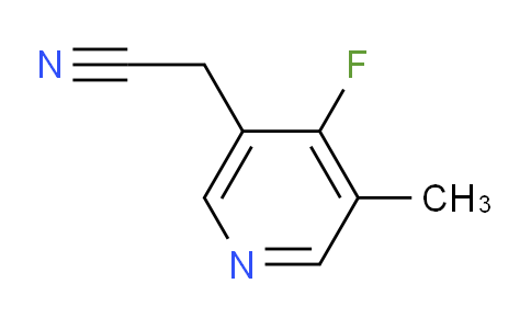 AM105566 | 1806475-63-7 | 4-Fluoro-3-methylpyridine-5-acetonitrile