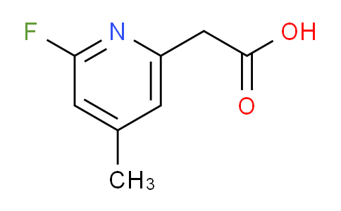 2-Fluoro-4-methylpyridine-6-acetic acid
