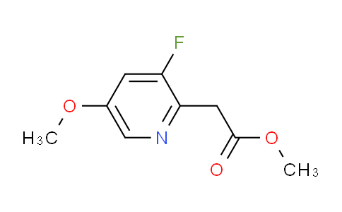 Methyl 3-fluoro-5-methoxypyridine-2-acetate