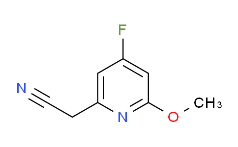 AM105951 | 1806484-48-9 | 4-Fluoro-2-methoxypyridine-6-acetonitrile