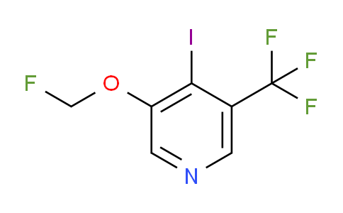 3-Fluoromethoxy-4-iodo-5-(trifluoromethyl)pyridine