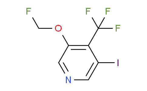 3-Fluoromethoxy-5-iodo-4-(trifluoromethyl)pyridine