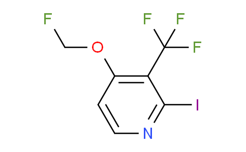 4-Fluoromethoxy-2-iodo-3-(trifluoromethyl)pyridine