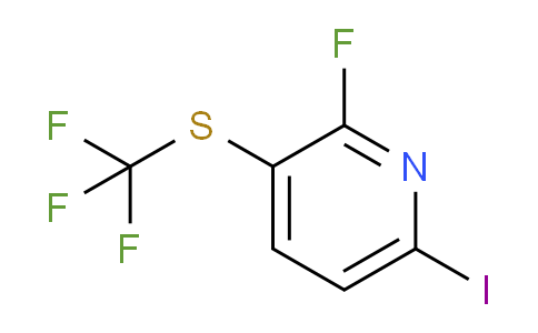 2-Fluoro-6-iodo-3-(trifluoromethylthio)pyridine