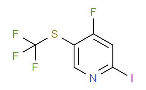 4-Fluoro-2-iodo-5-(trifluoromethylthio)pyridine