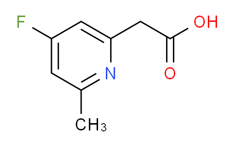 4-Fluoro-2-methylpyridine-6-acetic acid
