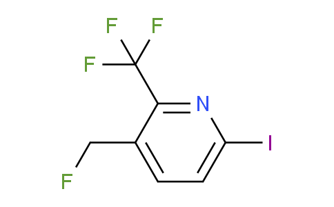 3-Fluoromethyl-6-iodo-2-(trifluoromethyl)pyridine