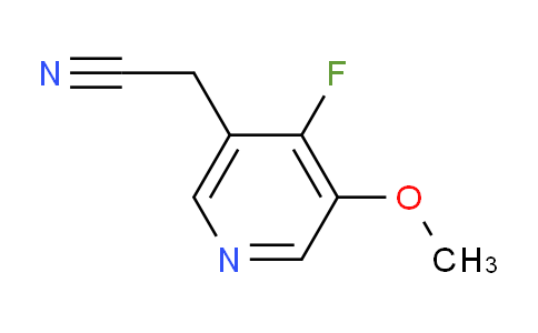 4-Fluoro-3-methoxypyridine-5-acetonitrile