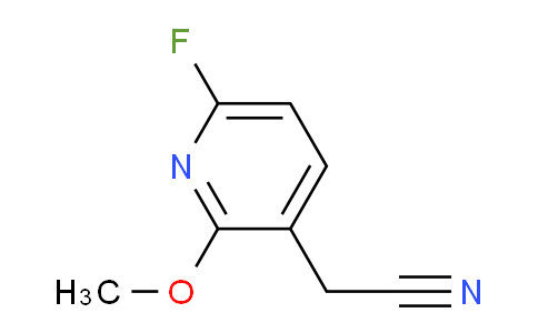 6-Fluoro-2-methoxypyridine-3-acetonitrile