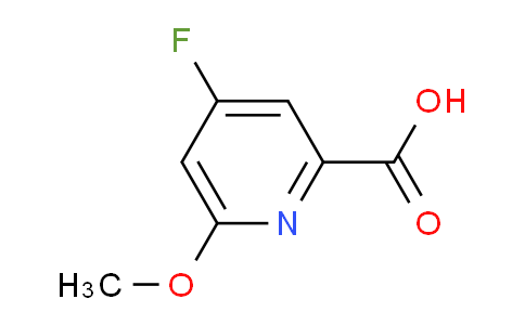 AM106250 | 1060806-64-5 | 4-Fluoro-6-methoxypicolinic acid