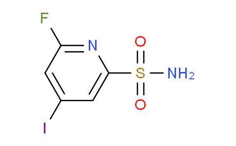 2-Fluoro-4-iodopyridine-6-sulfonamide