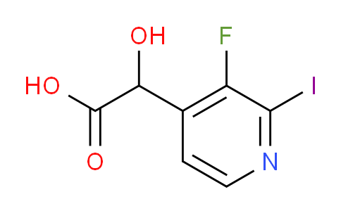 2-(3-Fluoro-2-iodopyridin-4-yl)-2-hydroxyacetic acid