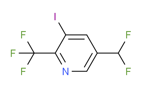 5-Difluoromethyl-3-iodo-2-(trifluoromethyl)pyridine