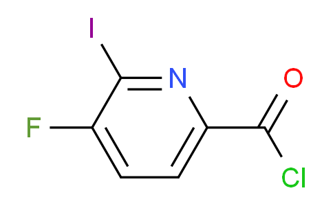 3-Fluoro-2-iodopyridine-6-carbonyl chloride