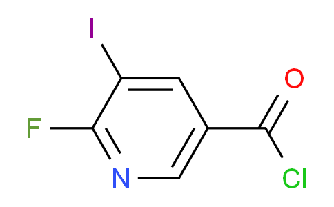 2-Fluoro-3-iodopyridine-5-carbonyl chloride