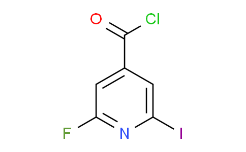 2-Fluoro-6-iodopyridine-4-carbonyl chloride