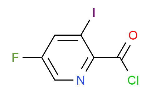 5-Fluoro-3-iodopyridine-2-carbonyl chloride