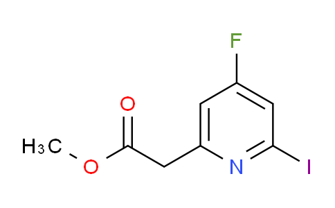 AM106608 | 1806571-02-7 | Methyl 4-fluoro-2-iodopyridine-6-acetate