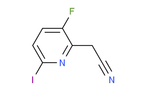 AM106639 | 1804496-40-9 | 3-Fluoro-6-iodopyridine-2-acetonitrile