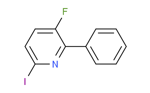 3-Fluoro-6-iodo-2-phenylpyridine