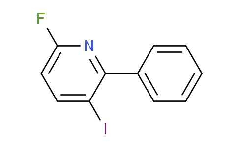 6-Fluoro-3-iodo-2-phenylpyridine