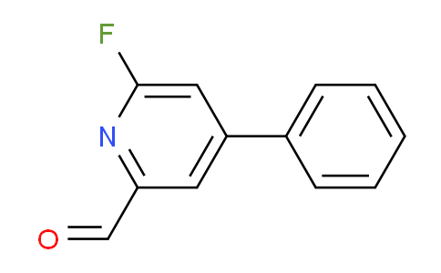 6-Fluoro-4-phenylpicolinaldehyde