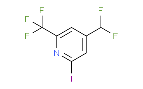 4-Difluoromethyl-2-iodo-6-(trifluoromethyl)pyridine