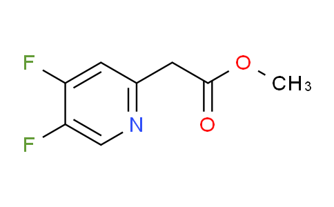 AM107591 | 1806352-95-3 | Methyl 4,5-difluoropyridine-2-acetate