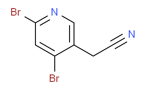 2,4-Dibromopyridine-5-acetonitrile