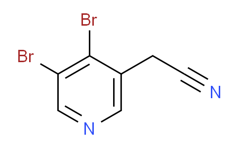 3,4-Dibromopyridine-5-acetonitrile