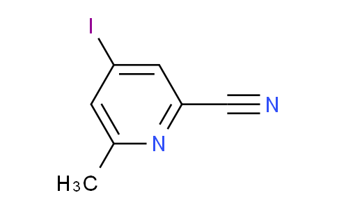 4-Iodo-6-methylpicolinonitrile