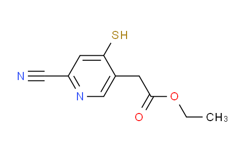 AM107813 | 1807302-49-3 | Ethyl 2-cyano-4-mercaptopyridine-5-acetate