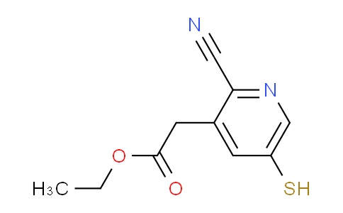 AM107814 | 1806318-87-5 | Ethyl 2-cyano-5-mercaptopyridine-3-acetate