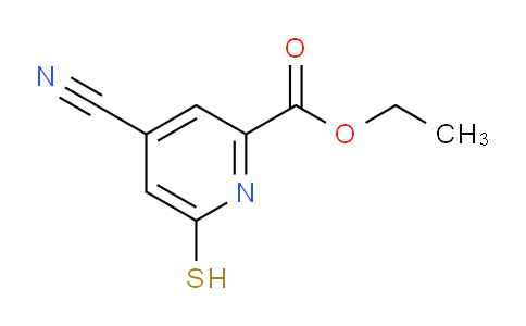 Ethyl 4-cyano-6-mercaptopicolinate