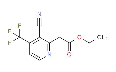 Ethyl 3-cyano-4-(trifluoromethyl)pyridine-2-acetate