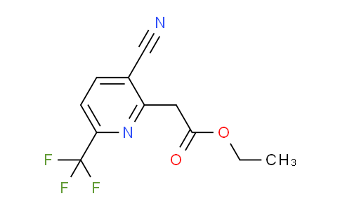 Ethyl 3-cyano-6-(trifluoromethyl)pyridine-2-acetate