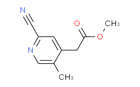 Methyl 2-cyano-5-methylpyridine-4-acetate
