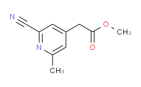 Methyl 2-cyano-6-methylpyridine-4-acetate