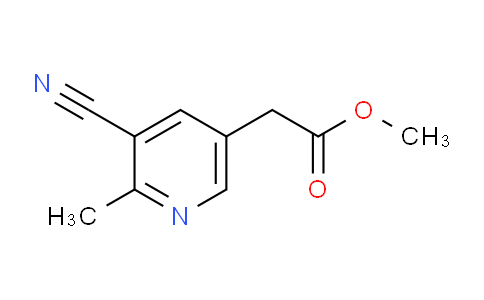 Methyl 3-cyano-2-methylpyridine-5-acetate