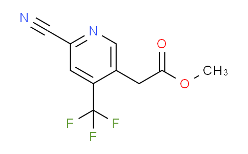 Methyl 2-cyano-4-(trifluoromethyl)pyridine-5-acetate