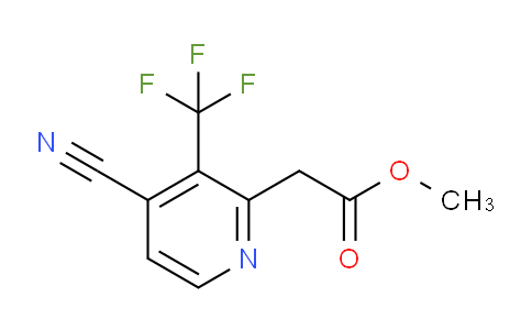 Methyl 4-cyano-3-(trifluoromethyl)pyridine-2-acetate