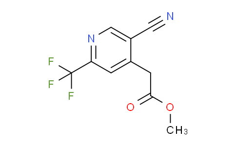 Methyl 5-cyano-2-(trifluoromethyl)pyridine-4-acetate
