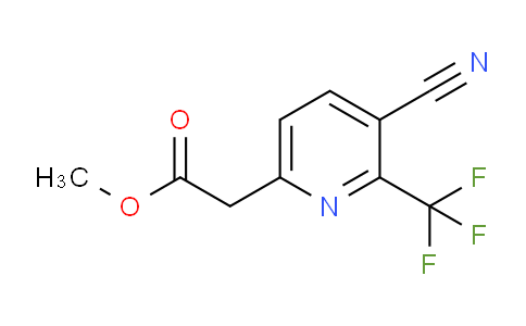 Methyl 3-cyano-2-(trifluoromethyl)pyridine-6-acetate