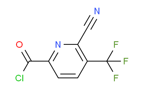 6-Cyano-5-(trifluoromethyl)picolinoyl chloride