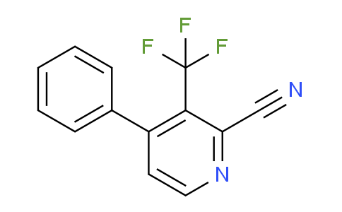 4-Phenyl-3-(trifluoromethyl)picolinonitrile