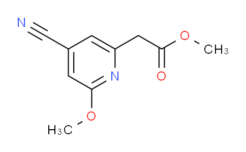 Methyl 4-cyano-2-methoxypyridine-6-acetate