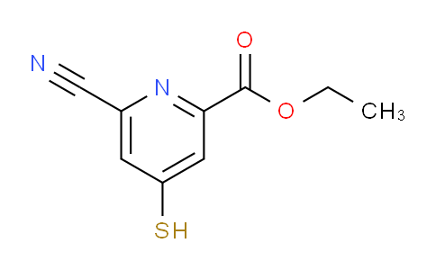 Ethyl 6-cyano-4-mercaptopicolinate