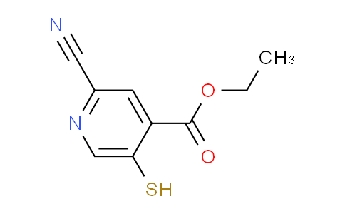 Ethyl 2-cyano-5-mercaptoisonicotinate
