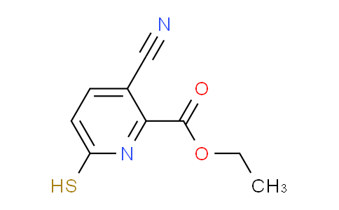Ethyl 3-cyano-6-mercaptopicolinate