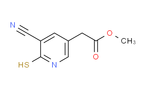 Methyl 3-cyano-2-mercaptopyridine-5-acetate
